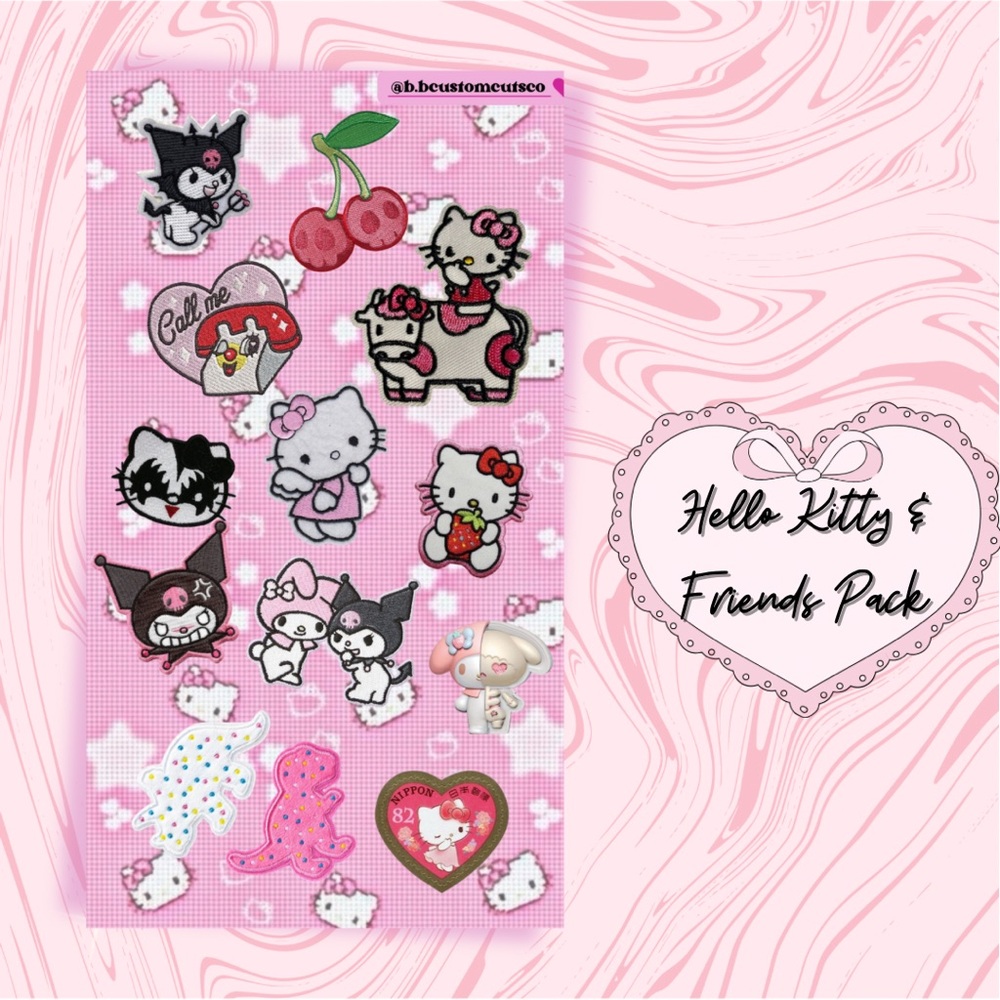 Hello Kitty & Friends Kids Sticker Pack - Pink